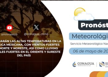 #PronósticodelTiempo para hoy Lunes 06 de mayo de 2024