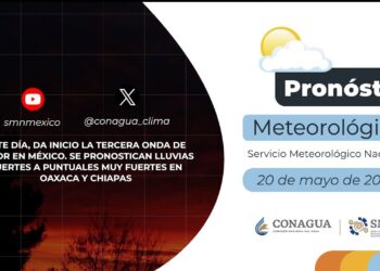 #PronósticodelTiempo para hoy Lunes 20 de mayo de 2024