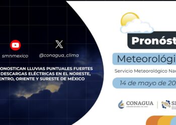 #PronósticodelTiempo para hoy Martes 14 de mayo de 2024