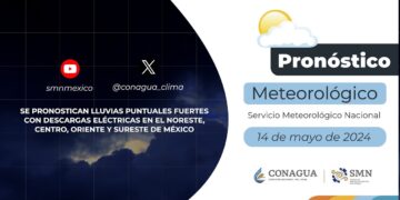#PronósticodelTiempo para hoy Martes 14 de mayo de 2024