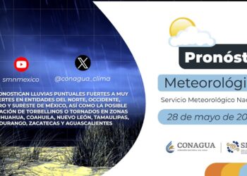 #PronósticodelTiempo para hoy Martes 28 de mayo de 2024