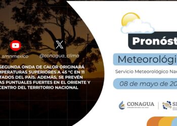 #PronósticodelTiempo para hoy Miércoles 08 de mayo de 2024
