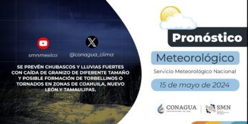 #PronósticodelTiempo para hoy Miércoles 15 de mayo de 2024