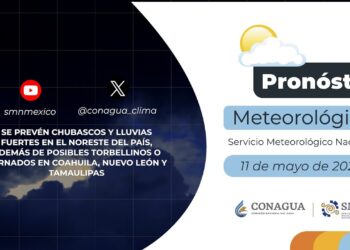 #PronósticodelTiempo para hoy Sábado 11 de mayo de 2024