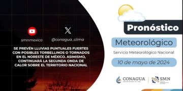 #PronósticodelTiempo para hoy Viernes 10 de mayo de 2024