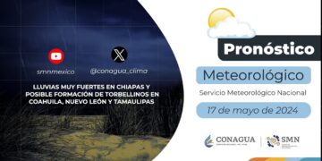 #PronósticodelTiempo para hoy Viernes 17 de mayo de 2024