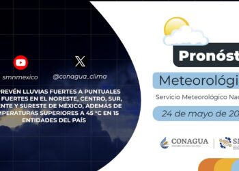 #PronósticodelTiempo para hoy Viernes 24 de mayo de 2024