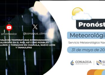 #PronósticodelTiempo para hoy Viernes 31 de mayo de 2024
