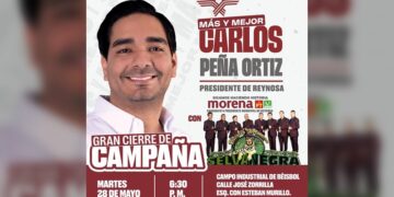 ¡Contundente éxito! Participa en el Gran Cierre de Campaña de Carlos Peña Ortiz