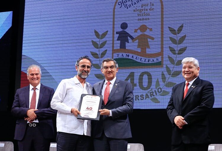 Anuncia gobernador construcción de torre de servicios en Hospital Infantil de Tamaulipas