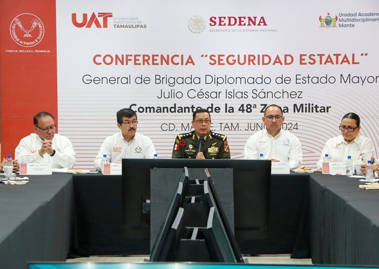 Imparten en la UAT conferencia sobre seguridad y protección ciudadana