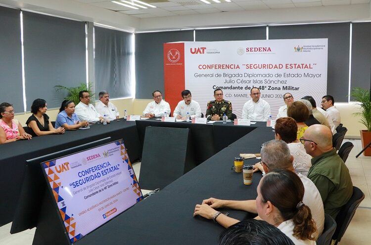 Imparten en la UAT conferencia sobre seguridad y protección ciudadana