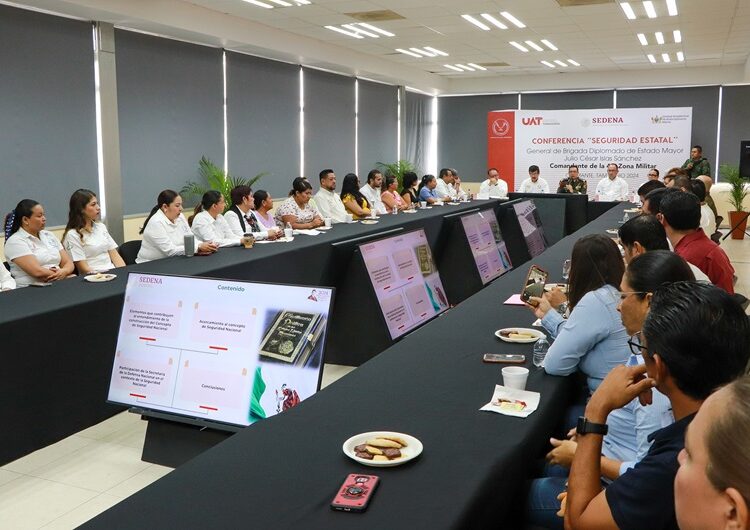 Imparten en la UAT conferencia sobre seguridad y protección ciudadana