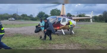 Activa Plan Tamaulipas de la SSPT helicópteros para evacuar a población afectada por creciente del Río Purificación