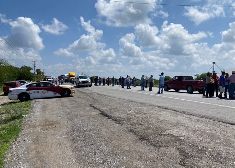 Alerta: Circulación parcialmente cerrada en Carretera San Fernando-Matamoros por manifestación
