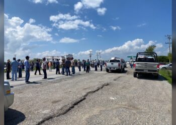 Alerta: Circulación parcialmente cerrada en Carretera San Fernando-Matamoros por manifestación