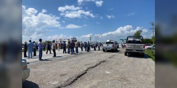 Alerta: Circulación parcialmente cerrada en Carretera San Fernando-Matamoros por manifestación