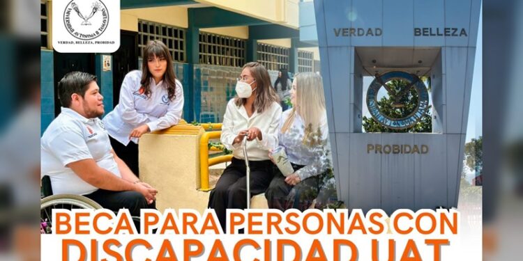 Anuncia la UAT un nuevo programa de becas para estudiantes con discapacidad