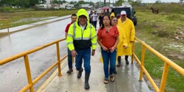 AMM supervisa labores de limpieza en colonias afectadas por las lluvias