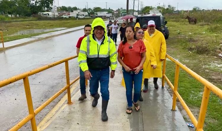 AMM supervisa labores de limpieza en colonias afectadas por las lluvias