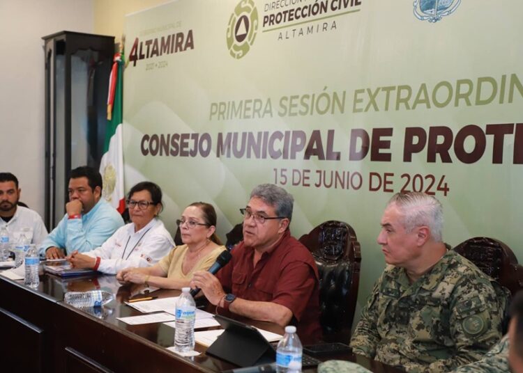 Altamira se prepara para temporada de lluvias con sesión del Consejo Municipal de PC