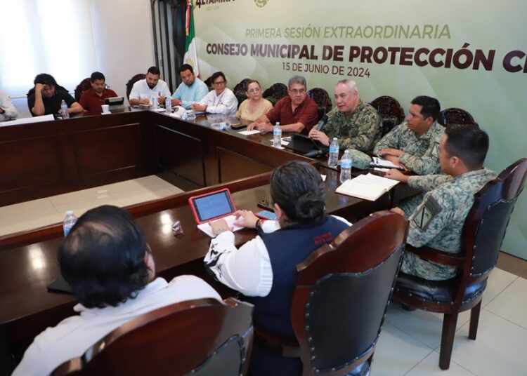 Altamira se prepara para temporada de lluvias con sesión del Consejo Municipal de PC