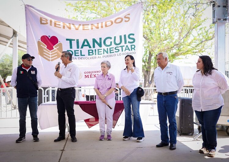 Beneficia el Tianguis del Bienestar a casi 4 mil familias con más de 30 mil bienes en Güémez