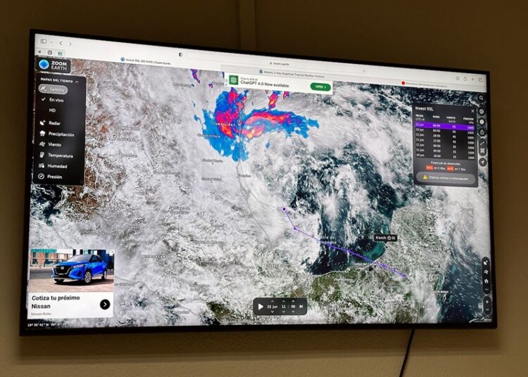 COMAPA Victoria toma medidas preventivas ante el ingreso de disturbio tropical