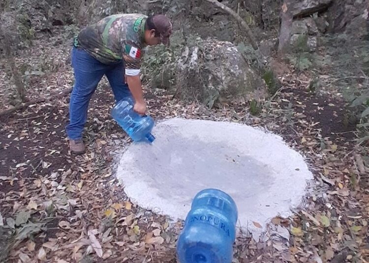 Fortalece Comisión de Parques instalación de bebederos en zonas serranas