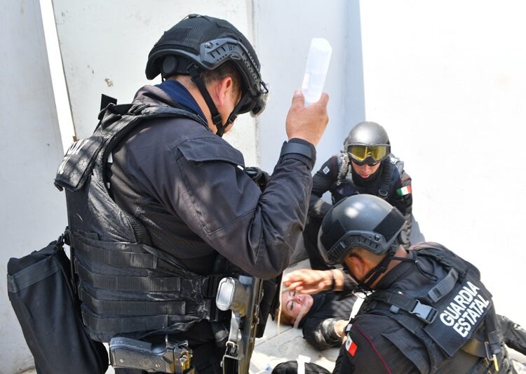 Capacita SSPT al personal operativo con curso de Medicina Táctica Policial