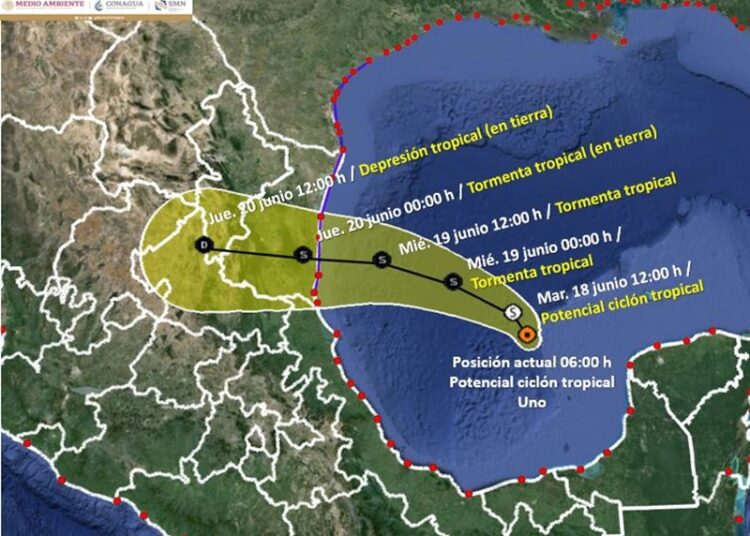 Ciclón Uno evolucionará este martes a tormenta tropical ‘Alberto’