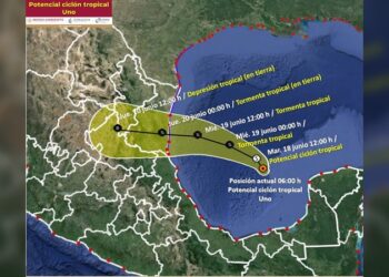 Ciclón Uno evolucionará este martes a tormenta tropical ‘Alberto’