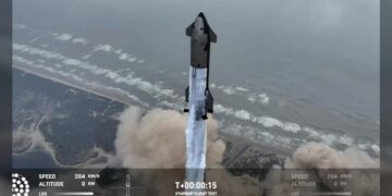 Megacohete de SpaceX realizó exitoso 4.º vuelo de prueba desde Texas