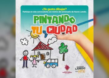 Convoca Gobierno de NLD a concurso de pintura infantil con motivo del aniversario de la ciudad