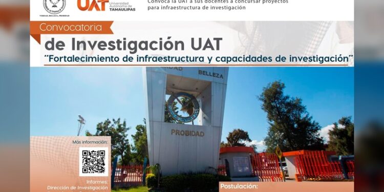 Convoca la UAT a sus docentes a concursar proyectos para infraestructura de investigación