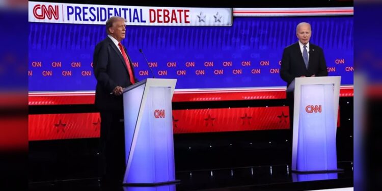 EUA preocupados por un Biden vacilante; ven a Trump ganador del debate