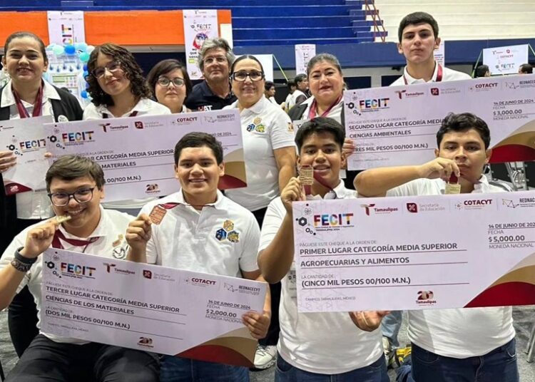 Destaca la UAT en Feria Estatal de Ciencias e Ingenierías Tamaulipas 2024