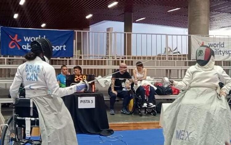 Destacan atletas tamaulipecos en esgrima para silla de ruedas