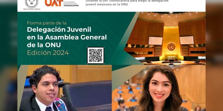 Difunde la UAT convocatoria para elegir delegación juvenil mexicana en la ONU