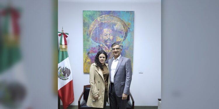 En encuentro de Américo Villarreal con Luisa María Alcalde revisan daños que dejó “Alberto”