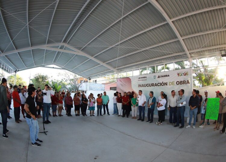 Entrega AMM obras de gran beneficio para las familias de Altamira