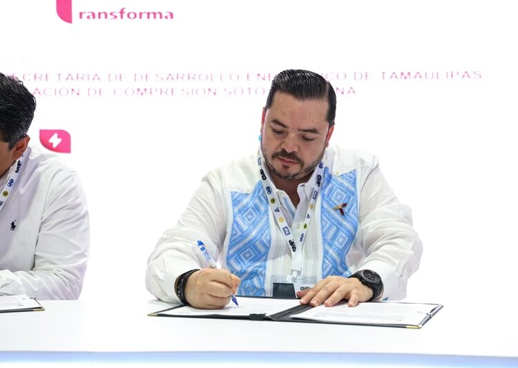 Firma SEDENER convenio de colaboración con la Estación de Compresión Soto La Marina