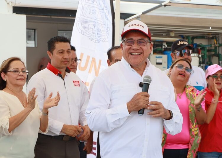 Gobierno de AMM garantiza agua purificada a la población de Altamira