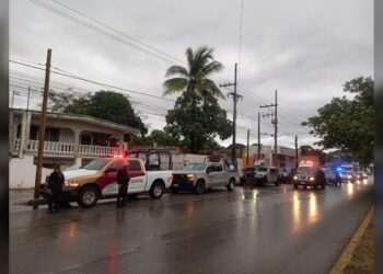 Guardia Estatal participa en recorridos de supervisión tras llegada de tormenta tropical Alberto