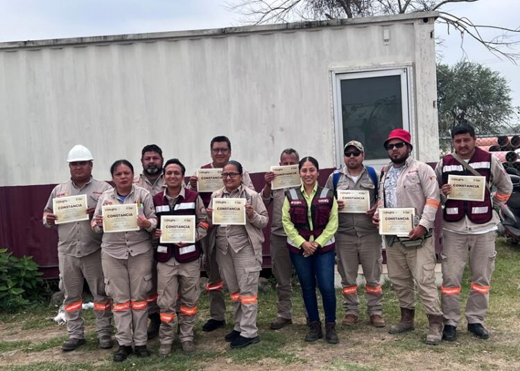 Imparten curso sobre Seguridad y Medio Ambiente a personal de COMAPA Altamira