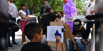 Implementa Guardia Estatal de Género campaña interactiva con menores para prevenir violencia
