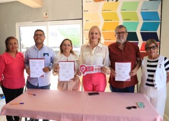 Inaugura Rossy Luque de Martínez punto Rosa en Altamira para apoyar a mujeres víctimas de violencia