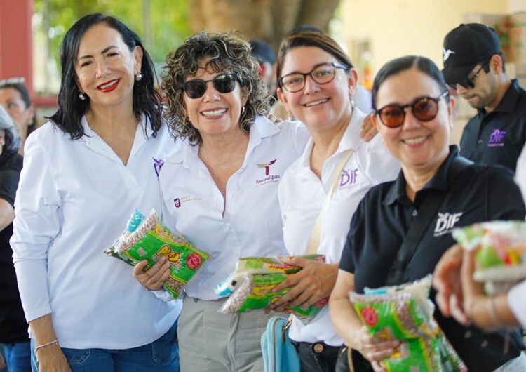 Llega el Tianguis del Bienestar a Hidalgo con el apoyo del DIF Tamaulipas y los 3 niveles de gobierno