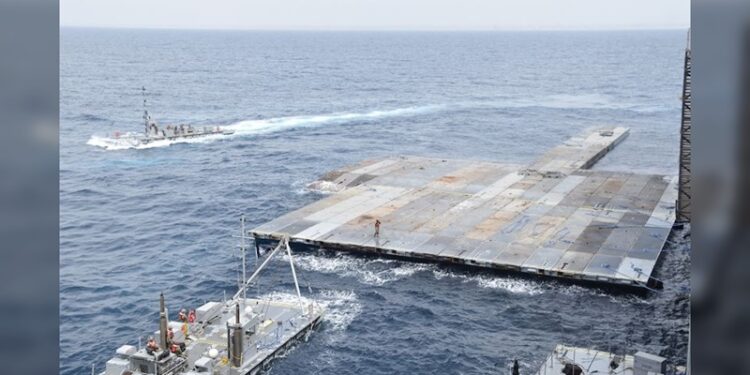 El muelle de EUA en Gaza permite entrada récord de ayuda humanitaria