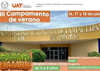 Organiza la UAT en Río Bravo el campamento de verano infantil